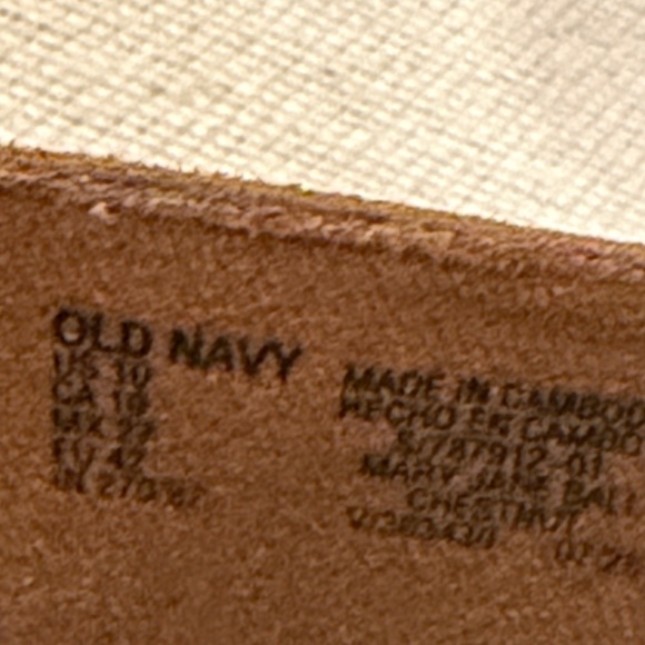 Old Navy Chestnut Mary Jane Ballet Flats/NWT/10 - Picture 15 of 15